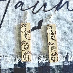 Fall Pumpkin Earrings